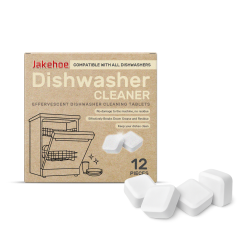 Jakehoe 洗碗机去油渍清洁片 家用洗碗机厨具去污除垢清洁泡腾片